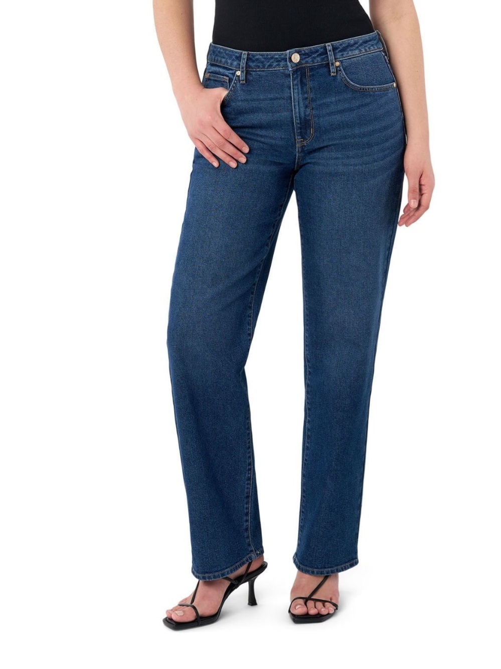 Seven7 Dark Blue Denim Shorts